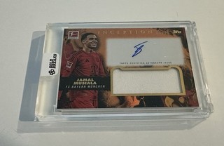 Parche de coche Topps Inception Bundesliga 24/25 Jamal Musiala /25 Bayern Munich