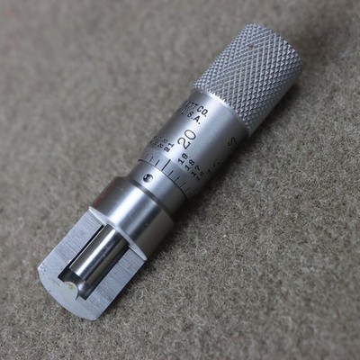 STARRETT 207Z Can Seam Micrometer, Snub Nose,0-0.375 In