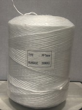 White Polypropylene Twine Polytwine 350m 4.1kg Polypropylene Twine