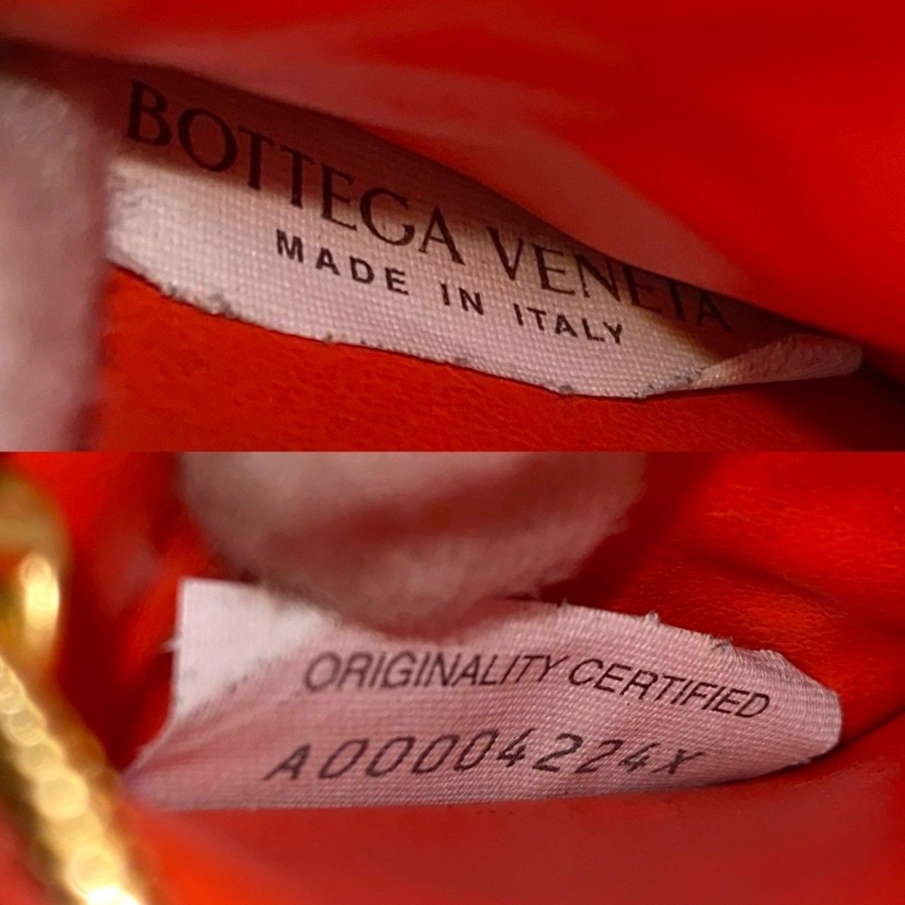 Bottega Veneta Cassette Long Zipper Card Case Intrecciato Leather Red thumbnail 9