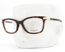 Coach Eyeglasses Glasses HC 6219U 5120 Shiny Dark Brown Tortoise 51mm with Case