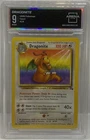 1999 POKEMON FOSSIL #19 DRAGONITE ARENA CLUB 9 MINT GRADED