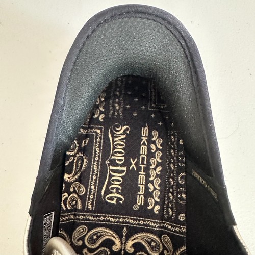 SKECHERS X SNOOP DOGG METALLIC GOLD BLACK GRILLZ SLIP-INS SNEAKER UNISEX 13/14.5 - Picture 9 of 10
