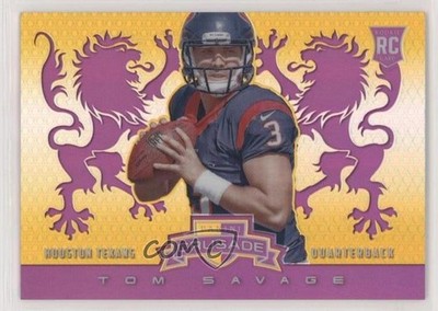 2014 Panini Rookies & Stars Rookie Crusade Purple 41/49 Tom Savage #40 RC 0f6