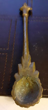 vintage brass ? decorative spoon 4.5"