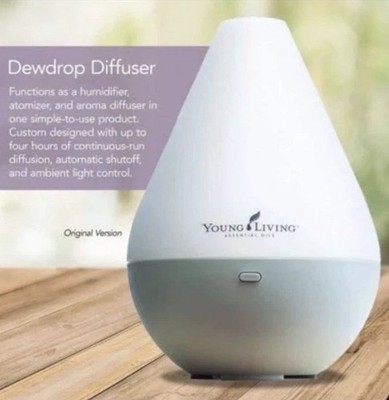 Young Living DEW DROP Essential Oil Ultrasonic Diffuser - New In Box