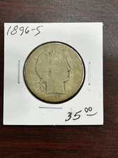 1896-S Barber Half Dollar - Better Grade -