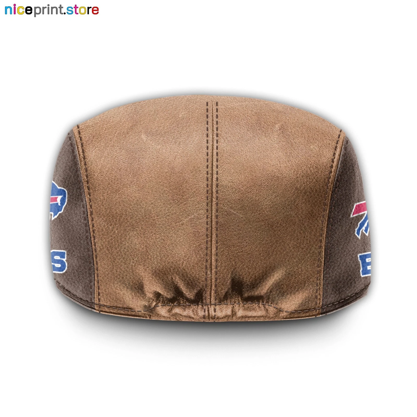 Leather Cap Buffalo Team Bills Jeff Cap football Newsboy Cap Golf Cap football Flat Cap