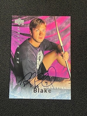 ROB BLAKE UD BAP BE PLAYER AUTOGRAPH AUTO LOS ANGELES KINGS AVALANCHE SHARKS HOF