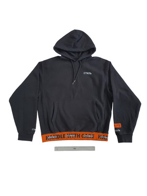 HERON PRESTON - HANDLE WITH CARE / PACKING TAPE (AW18) Hoodie Sweatshirt - Sz L