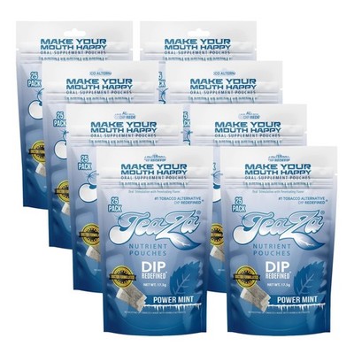 Teaza Energy Tobacco Free Pouches Nicotine Free Dip, Smokeless Alternative Sn...