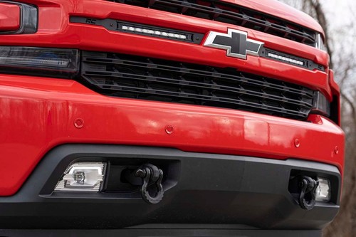 Rough Country Tow Hook Shackle Mounts for 2007-2013 Chevy/GMC 1500 - RS148 - Picture 3 of 8