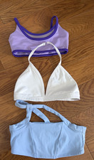 3PCS Tiger Friday 1 Bralette 2 Crop top Girls Size L NWOT