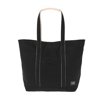 PORTER POTR NOIR Tote Bag M 895-15159 Black Denim Made in Japan Neu