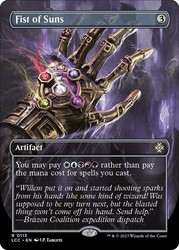 Fist of Suns (Borderless) #113 Commander: The Lost Caverns of Ixalan Rare