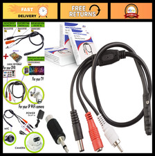 High-Sensitivity CCTV Microphone for Security Camera IP - Audio Surveillance Mic