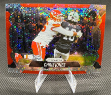 Christ Jones 2025 Prizm Lockdown! Silver Disco No Huddle Kansas City Chiefs VB27