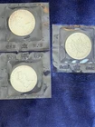 Lot of 3 sealed Canadian Maple Leaf coins .9999 Fine Silver (3 troy oz total)