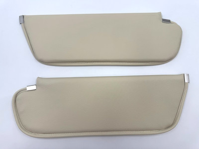 Cream Sunvisor Set for 1970-1976 Plymouth Duster