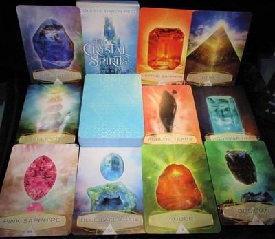 SEALED ~ CRYSTAL SPIRITS ORACLE CARDS & BOOK COLETTE BARON REID HEALING