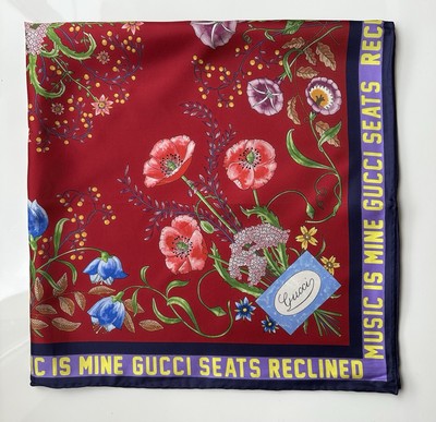 GUCCI Women's Silk Scarf Flora Limited Edition 85/85cm! | eBay