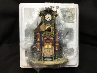 Hawthorne Village The Munsters Collection Raven's Cuckoo Clock Shop W/ COA