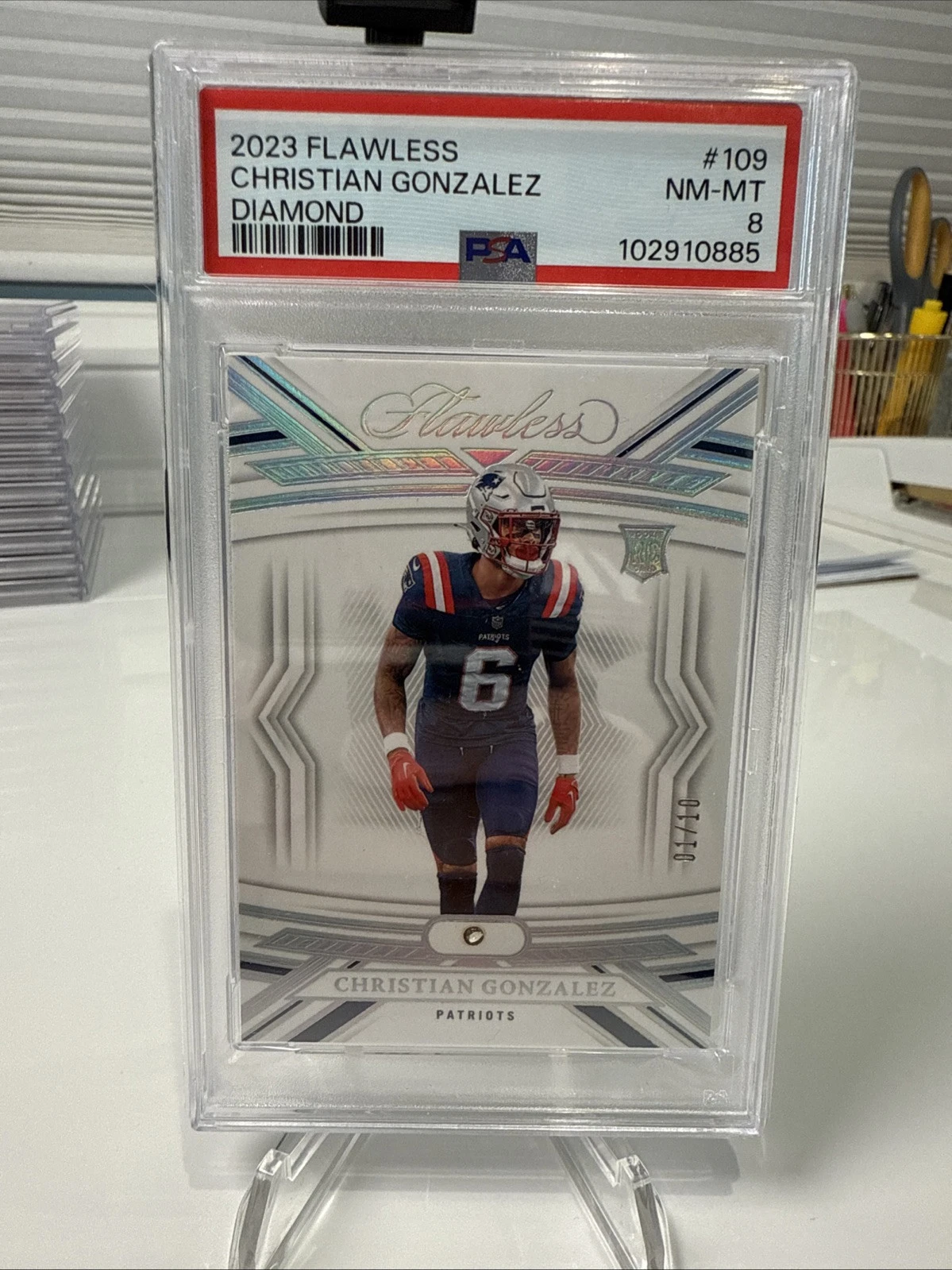 Christian Gonzalez Panini Flawless #109 Diamond