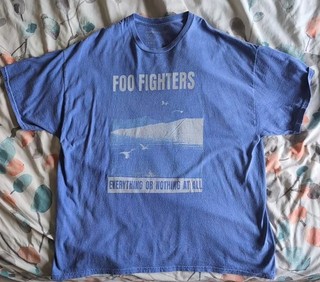 Original Foo Fighters tour T Shirt Everything Or Nothing At All