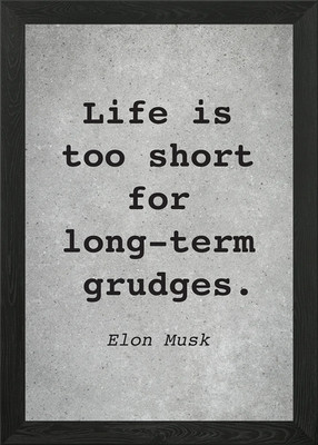 Elon Musk Quote L008 Framed Wall Art Poster Canvas Print Picture