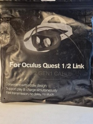 Oculus Quest 1/2 Link Cable 5m (16ft) USB 3.2 GEN 1 USB-C To USB-C 5Gbps
