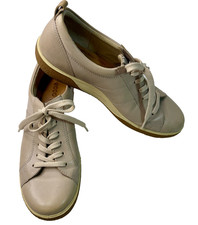 Sneakers Ecco Chase Tie Lace Up Gravel Beige Women's EU 41 US Size 10-10.5