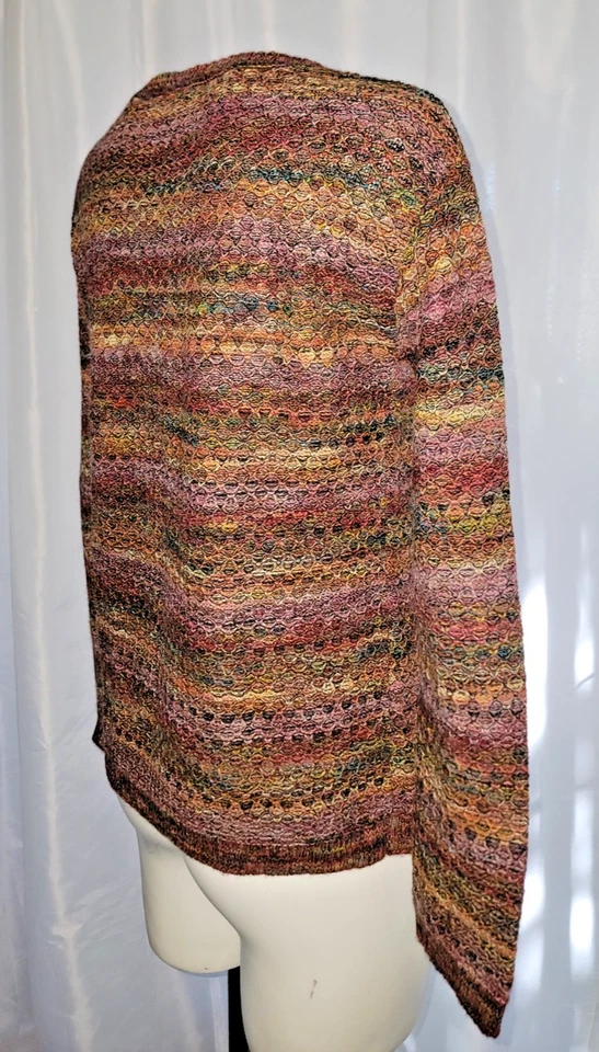 Suéter para mujer Peruvian Connection talla mediana multicolor 100 % alpaca Foto 4 de 4