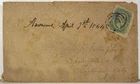1864 CONFEDERATE CIVIL WAR COVER WITH 10 CENT CONFEDERATE STAMP - CSA #11-AD
