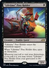 "Lifetime" Pass Holder (Galaxy Foil)