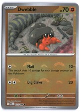 Dwebble (Poke Ball Pattern) 051/086 - SV: Black Bolt Holo NM Pokemon TCG