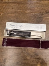 Vintage Gerity Candle Snuffer Circa 1740 Reproduction Silver Plated G48 With Box