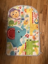 Fisher Price Deluxe Kick N Play Piano Gym Replacement Mat ONLY Elephant blue