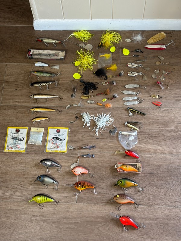 Crankbait Lures Lot of 60+ Freshwater Bass & Crappie -Some new unused-some used