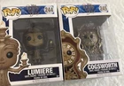 Disney Beauty And The Beast Funko Pops 244 And 245 Cogsworth And Lumiere