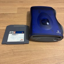 Iomega Zip 100 External Drive w/ Original Zip Disk-Working Eject