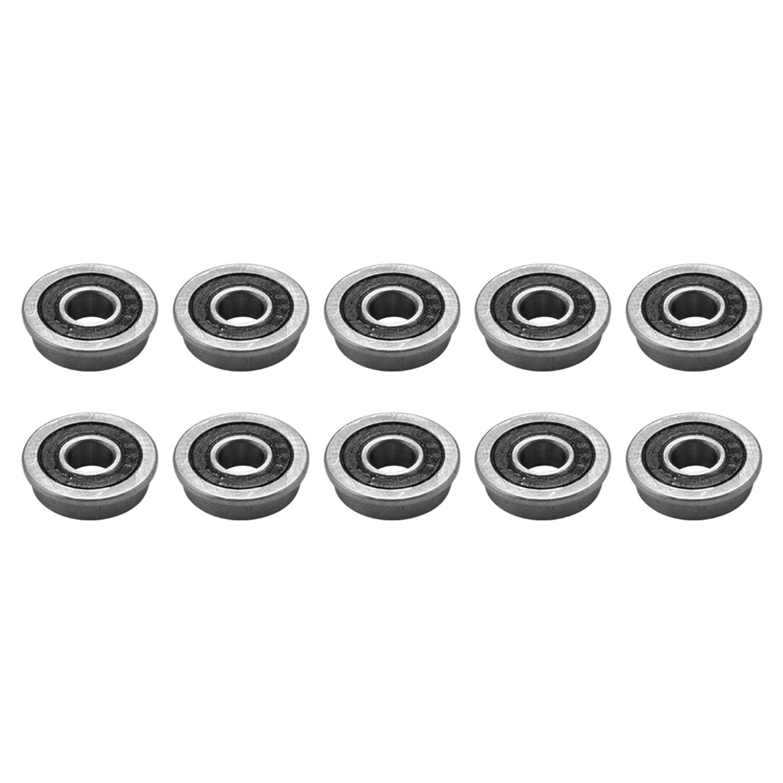 10Pcs F695- Bearing 5X13X4mm Flanged Miniature Deep Groove  Bearings6449