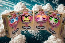 Fuggler Powerpuff Girls 9" Buttercup, Blossom, Bubbles, Mojo Jojo Full Set Zuru