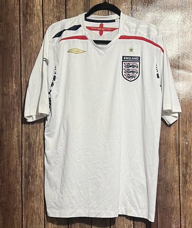 England Football Shirt By Umbro 2007-2009, Size XL USA