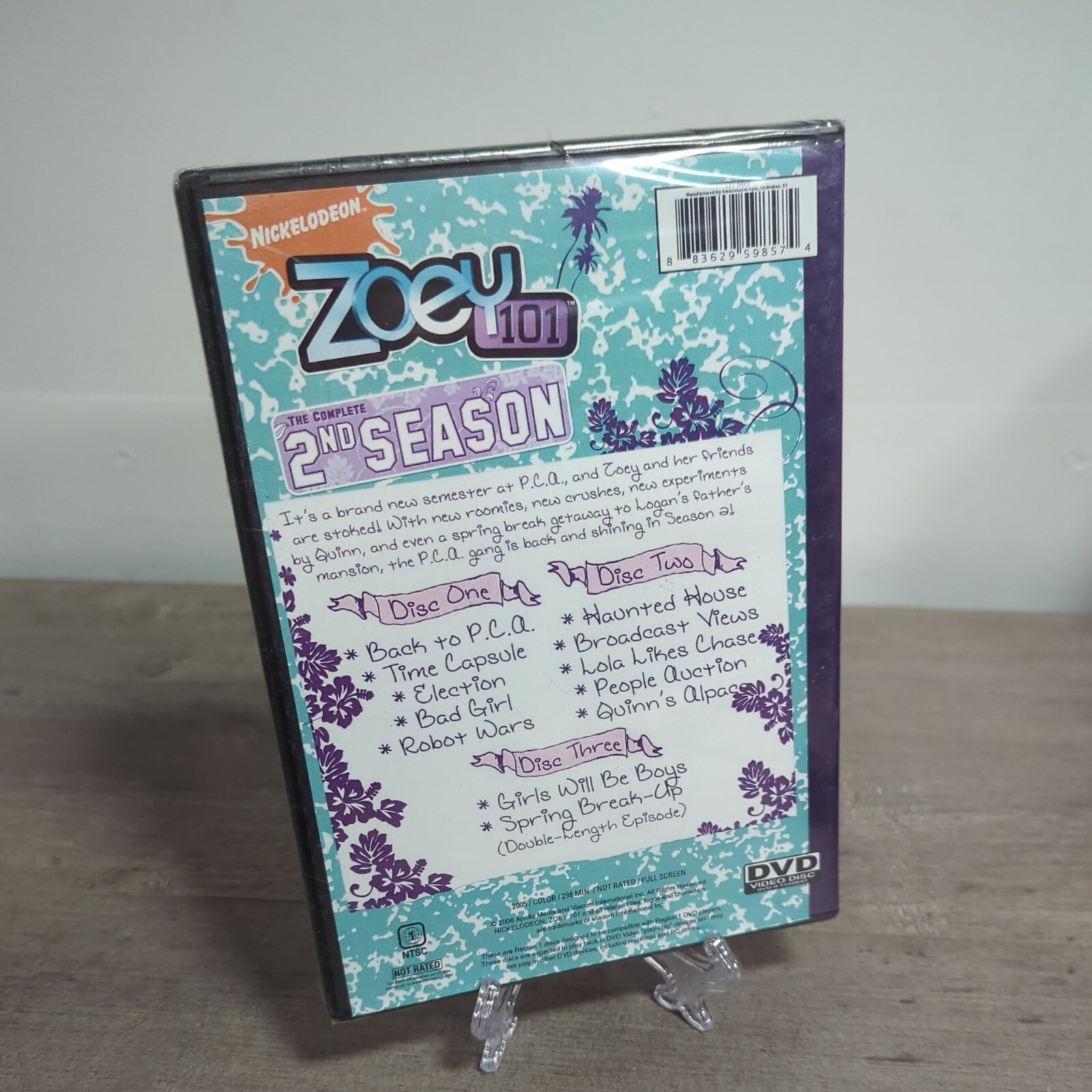 Zoey 101 The Complete Second Season 2 (DVD, 2008, 3Disc Set) NEW