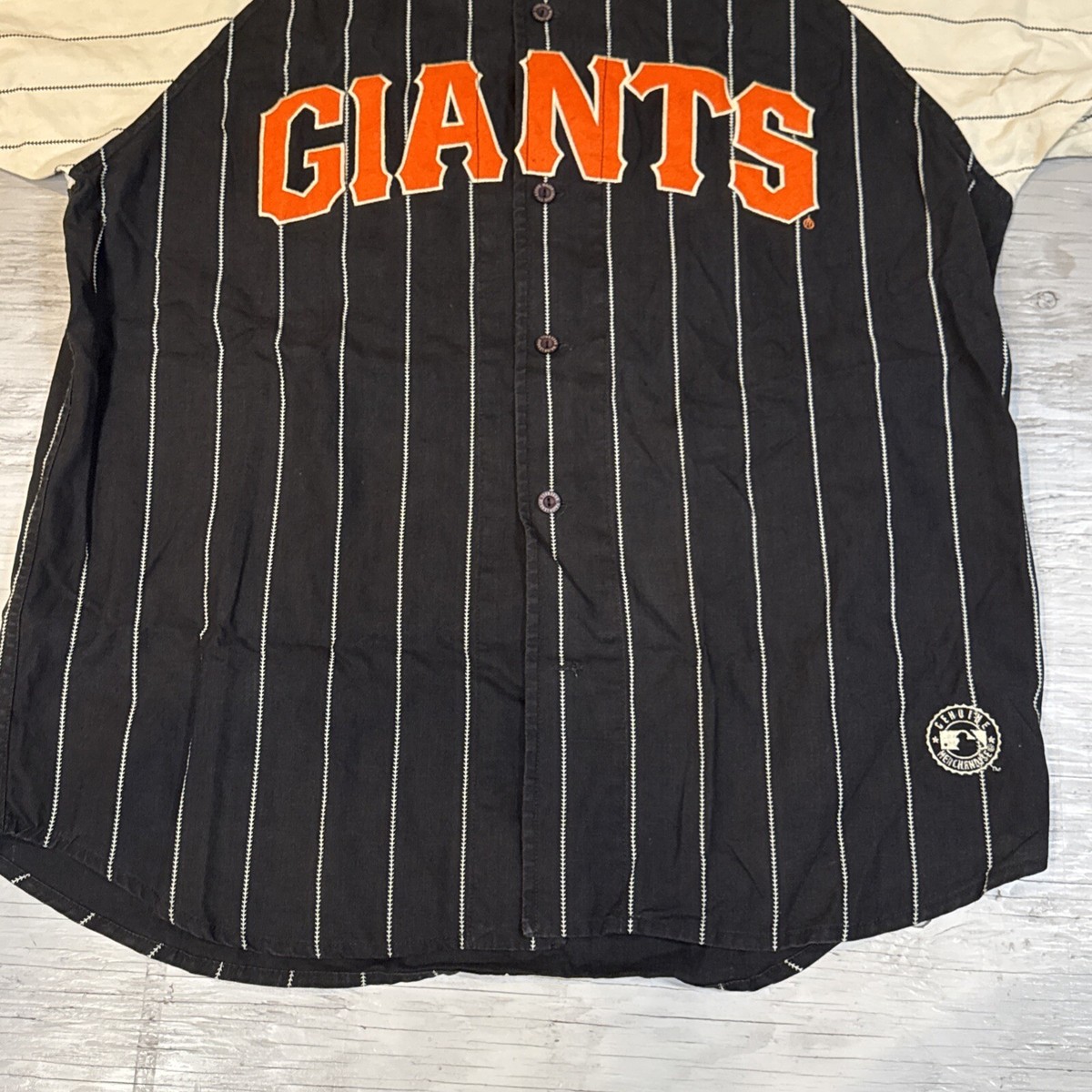 Maillot De Baseball Vintage San Francisco Giants – Mirage, Taille XL, Rouge – Made In USA