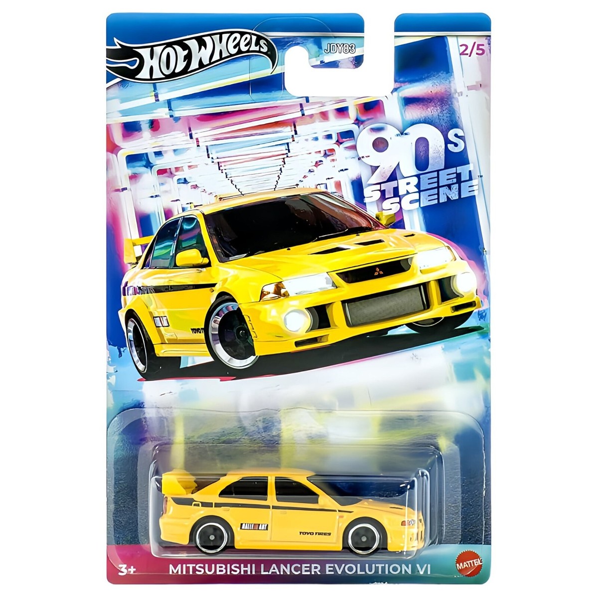Hot Wheels 90's Street Scene 2025 Mitsubishi Lancer Evolution VI