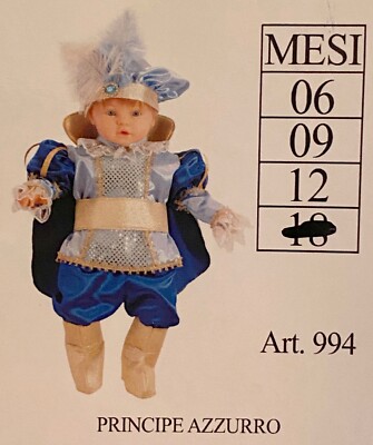 Carnevale Principe Azzurro Carnevale Bimbo 18 Mesi Costume Di