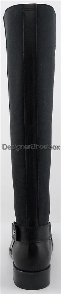 Stuart Weitzman Numount Cuir Noir Créateur 50/50 Bottes Hautes 5.5 - Photo 4/4