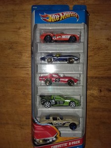 hot wheels corvette 5 pack
