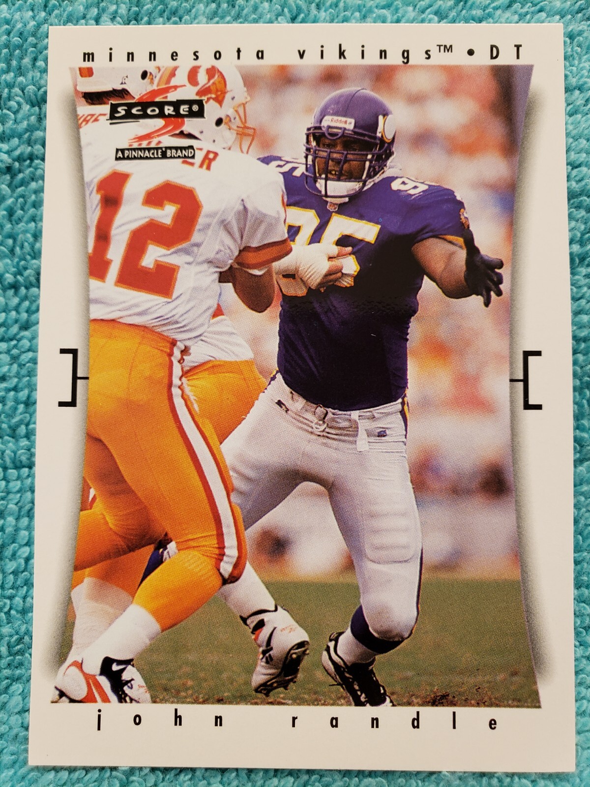 1997 SCORE JOHN RANDLE #120 MINNESOTA VIKINGS 